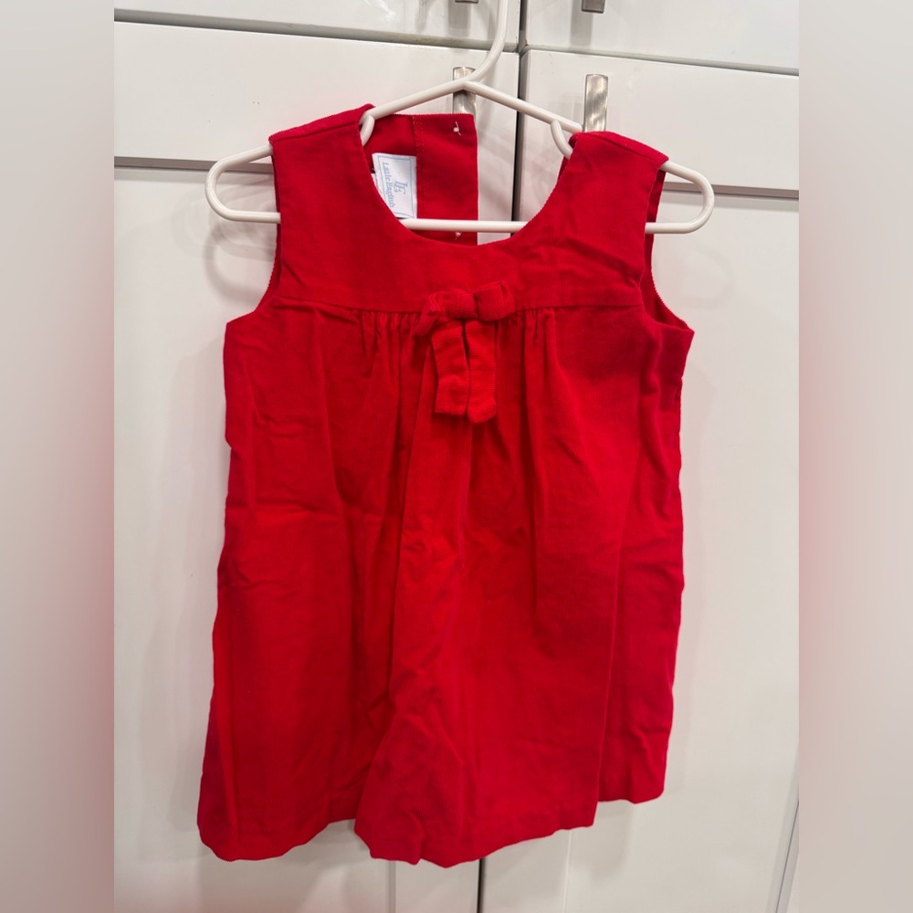 Little English Vibrant Red Jumper Dress